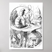 アリスがキャタピラのポスターに出くわす ポスター (正面)