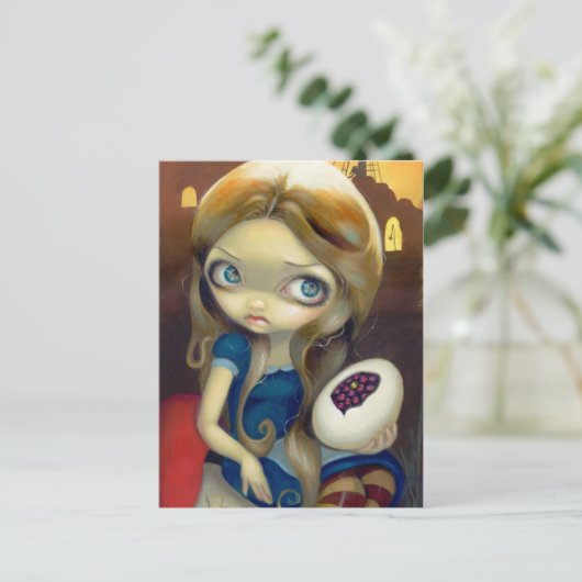 「アリスがブルーヘル・ビジョンを描いた」ポストカード ポストカード (スタンド正面)