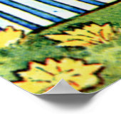 アリスが不思議の国でハートの女王に出会う ポスター (角)