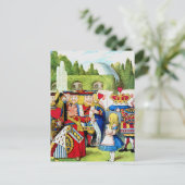 アリスが不思議の国でハートの女王に出会う ポストカード (スタンド正面)