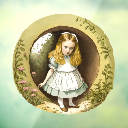 アリスが不思議の国に入る – ウィンドウにしがみつく ウィンドウサイン (シート3)