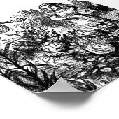 アリスが庭の花と語る ポスター (角)