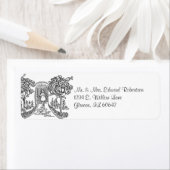 アリスが戸口に ラベル (インサイチュ)