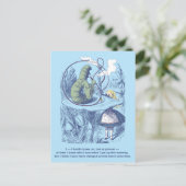 アリスといもむし葉書 ポストカード (スタンド正面)