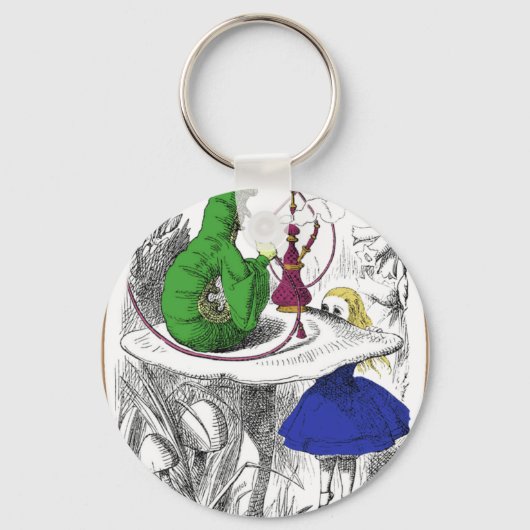 アリスといもむし キーホルダー (正面)