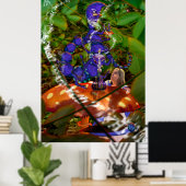 アリスといもむし ポスター (ホームオフィス)