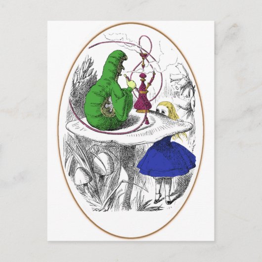 アリスといもむし ポストカード (正面)