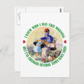 アリスといもむし ポストカード (正面/裏面)