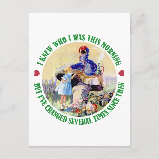 アリスといもむし ポストカード (正面)