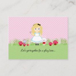 アリスとお茶のパーティー遊データカード コーリングカード