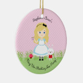 アリスとお茶のパーティー セラミックオーナメント (右)