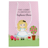 アリスとお茶のパーティー ミディアムペーパーバッグ (正面)