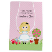 アリスとお茶のパーティー ミディアムペーパーバッグ (裏面)