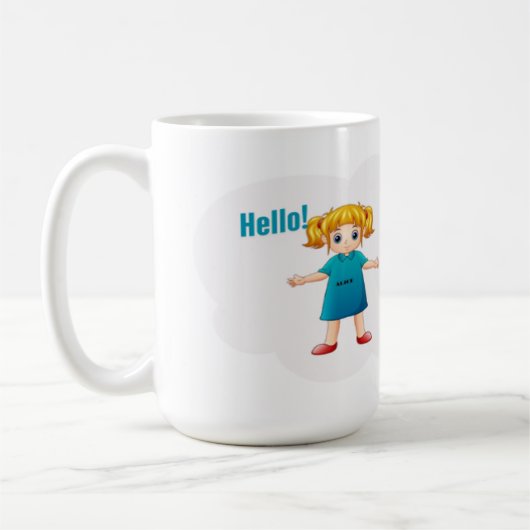 アリスとアウロヴィのテーマ コーヒーマグカップ (左)