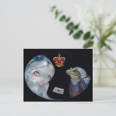 「アリスとカエルの召使い」のはがき ポストカード (スタンド正面)