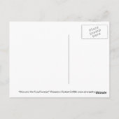 「アリスとカエルの召使い」のはがき ポストカード (裏面)