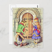 アリスとカエル ポストカード (正面/裏面)