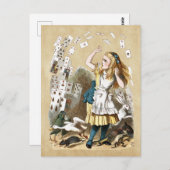 アリスとカード ポストカード (正面/裏面)