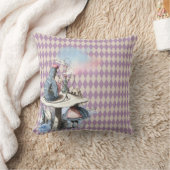アリスとキャタピラー装飾用クッション クッション (ブランケット)