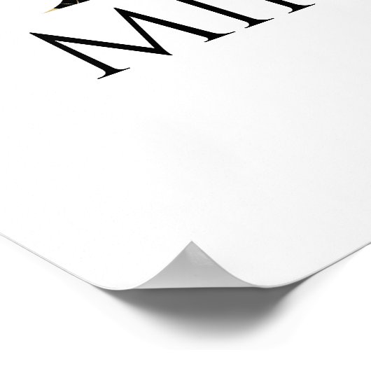 アリスとクイーン図解入りの、写真付きのレターMウォールプリント ポスター (角)