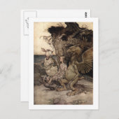 アリスとグリフォンとにせウミガメ ポストカード (正面/裏面)