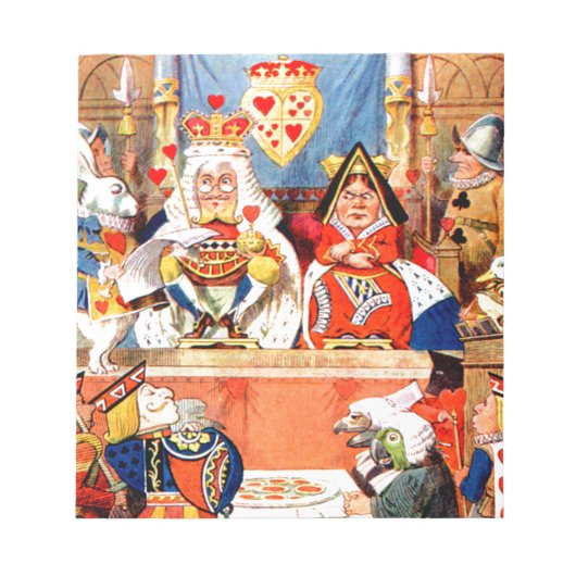 アリスとジャック・オブ・ハート裁判 ノートパッド (正面)