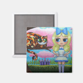 アリスとチェシャねこ磁石 マグネット (正面/裏面)