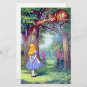 アリスとチェシャーキャットフルカラー (正面/裏面)