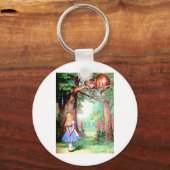 アリスとチェシャ猫 キーホルダー (正面)