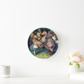 アリスとドードカラーウォールクロック ラウンド壁時計 (ホーム)