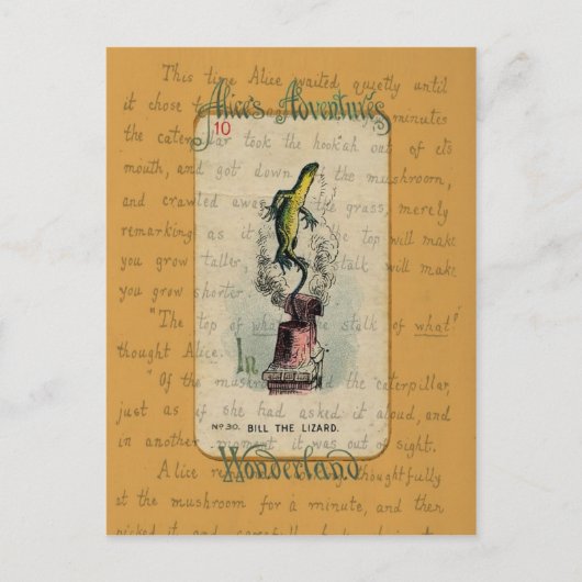 アリスとビル・ザ・リザード ポストカード (正面)