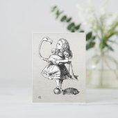 アリスとフラミンゴ ポストカード (スタンド正面)