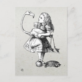 アリスとフラミンゴ ポストカード