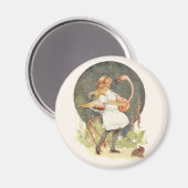 アリスとフラミンゴ マグネット (正面/裏面)