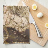 アリスとブタベビー1 キッチンタオル (四つ折り)