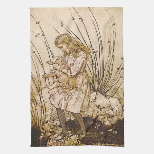 アリスとブタベビー1 キッチンタオル (縦)