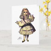 アリスとブタ カード (黄色い花)