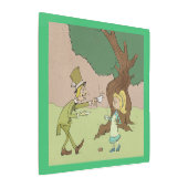 アリスとマッド・ハッター メタルプリント (アングル)