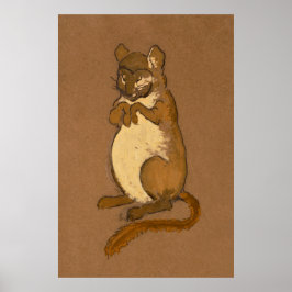 アリスとワンダーランドの森のキャラクター絵画ズ–8 ポスター