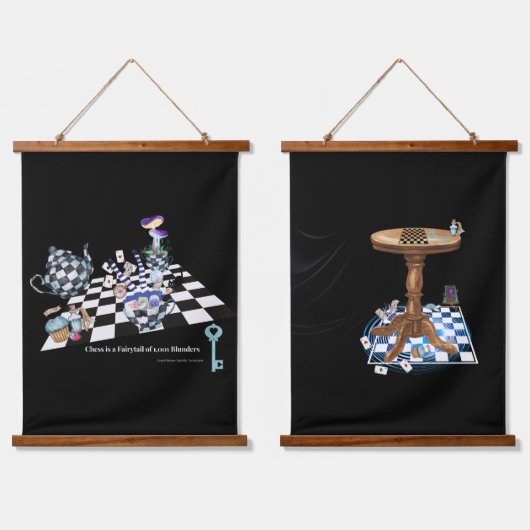 アリスとワンダーランドウォールタペストリーアートデコル 吊り下げ型タペストリー (ダブル)