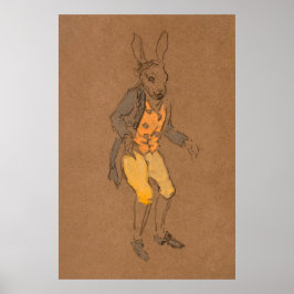 アリスとワンダーランドフォレスト絵画キャラクターズ–5 ポスター