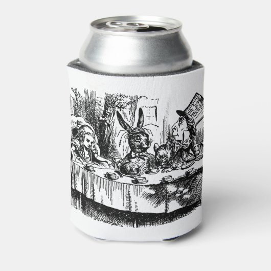 アリスと不機嫌のHatterティーパーティーギフト 缶クーラー (缶裏面)