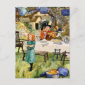 アリスと不機嫌帽子屋さんの紅茶パーティー ポストカード (正面)