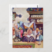 アリスと公爵夫人とpicベビー ポストカード (正面/裏面)