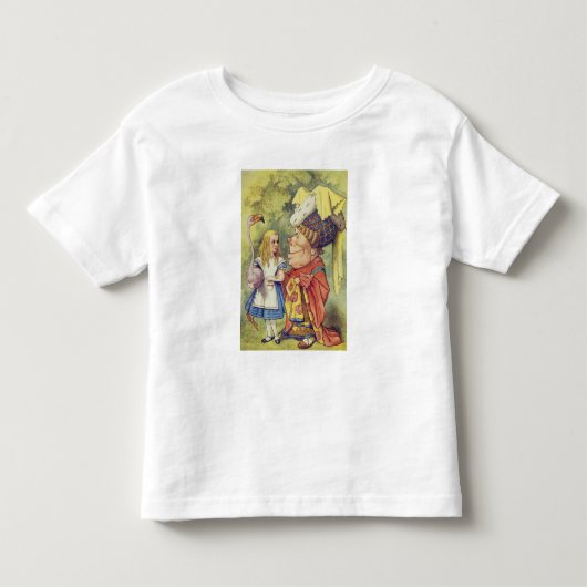 アリスと公爵夫人 トドラーTシャツ (正面)