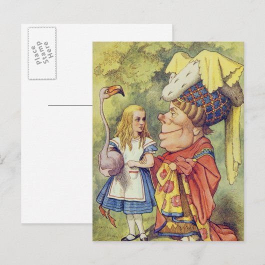 アリスと公爵夫人 ポストカード (正面/裏面)