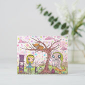 アリスと友だち ポストカード (スタンド正面)