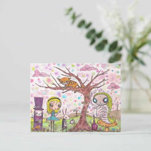 アリスと友だち ポストカード (スタンド正面)