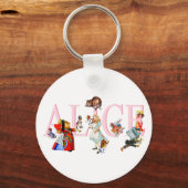 アリスと友人 キーホルダー (正面)