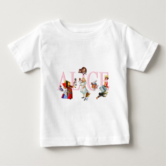 アリスと友人 ベビーTシャツ (正面)